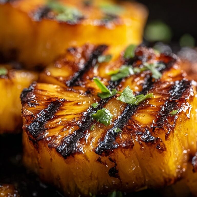 Grilled Pineapple: A Sweet and Smoky Tropical Delight Recipe