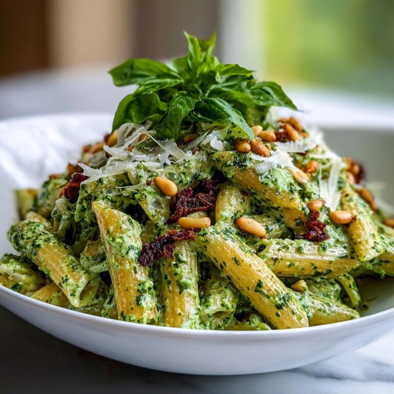 Cream Cheese Pesto Pasta Recipe