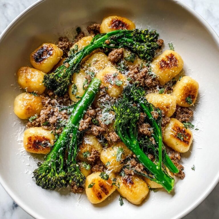Sheet Pan Gnocchi Bake with Sausage and Broccolini Recipe