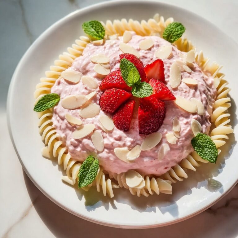 Sweet Strawberry Yogurt Pasta Recipe