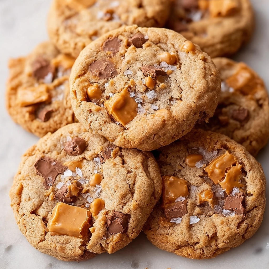 Chewy Peanut Butter Butterfinger Cookies Recipe - Recipe Image