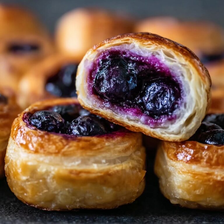 Crispy Blueberry Cream Cheese Rolls Recipe