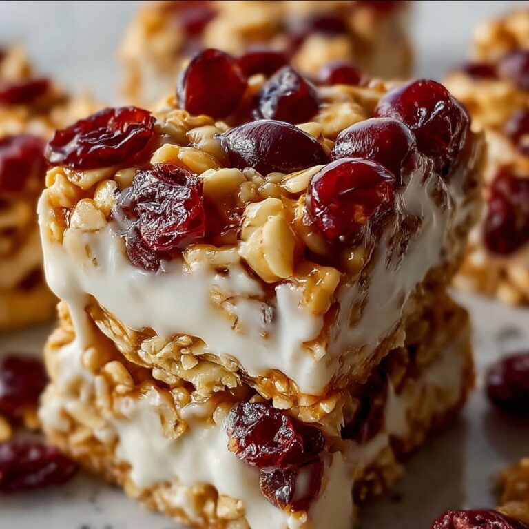 No-Bake White Chocolate Cranberry Oat Clusters Recipe