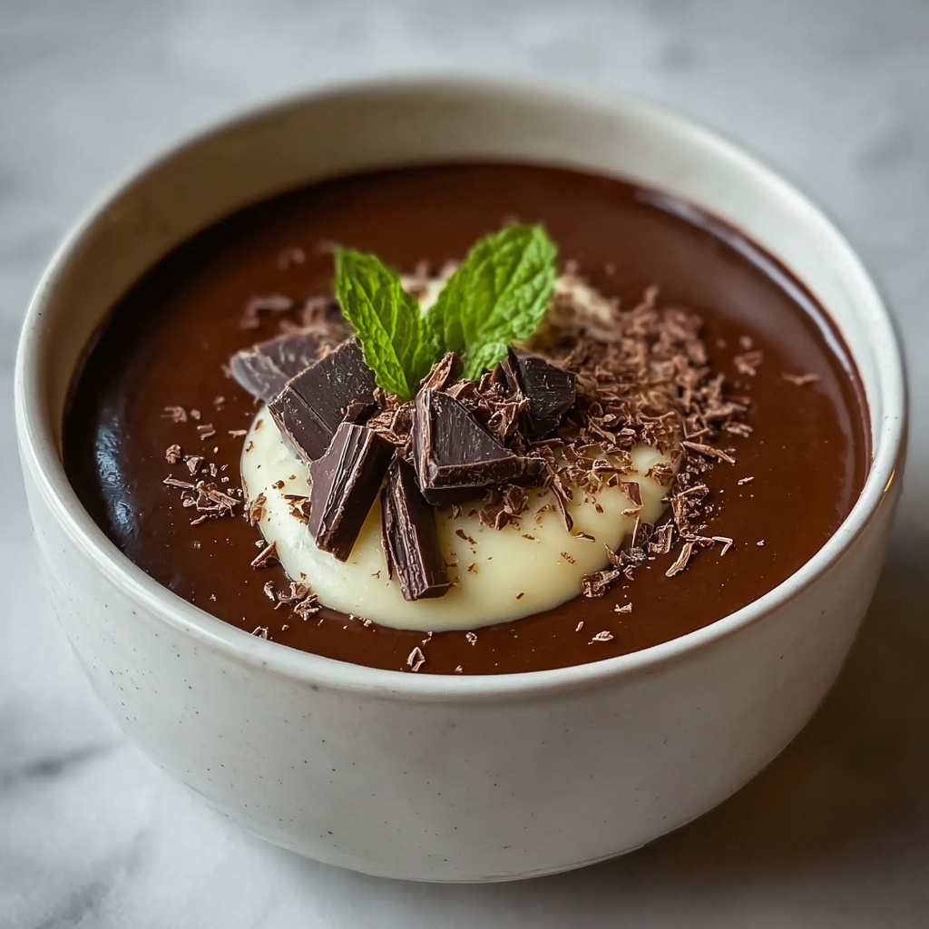 Chocolate Budino: A Decadent Italian Delight Recipe - Recipe Image