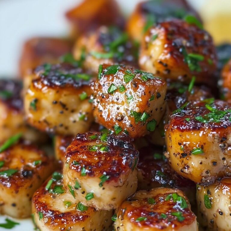 Lemon Garlic Chicken Bites Recipe