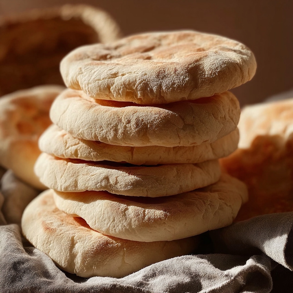 Homemade Pita Bread Recipe - Recipe Image