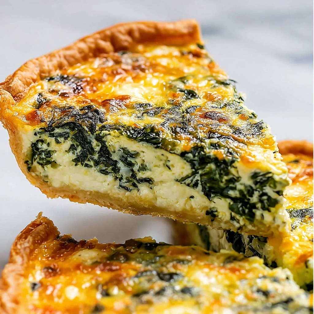 Spinach and Cheese Quiche Recipe - Recipe Image