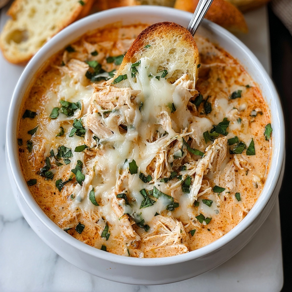 Crockpot Creamy Chicken Parmesan Soup Recipe - Recipe Image