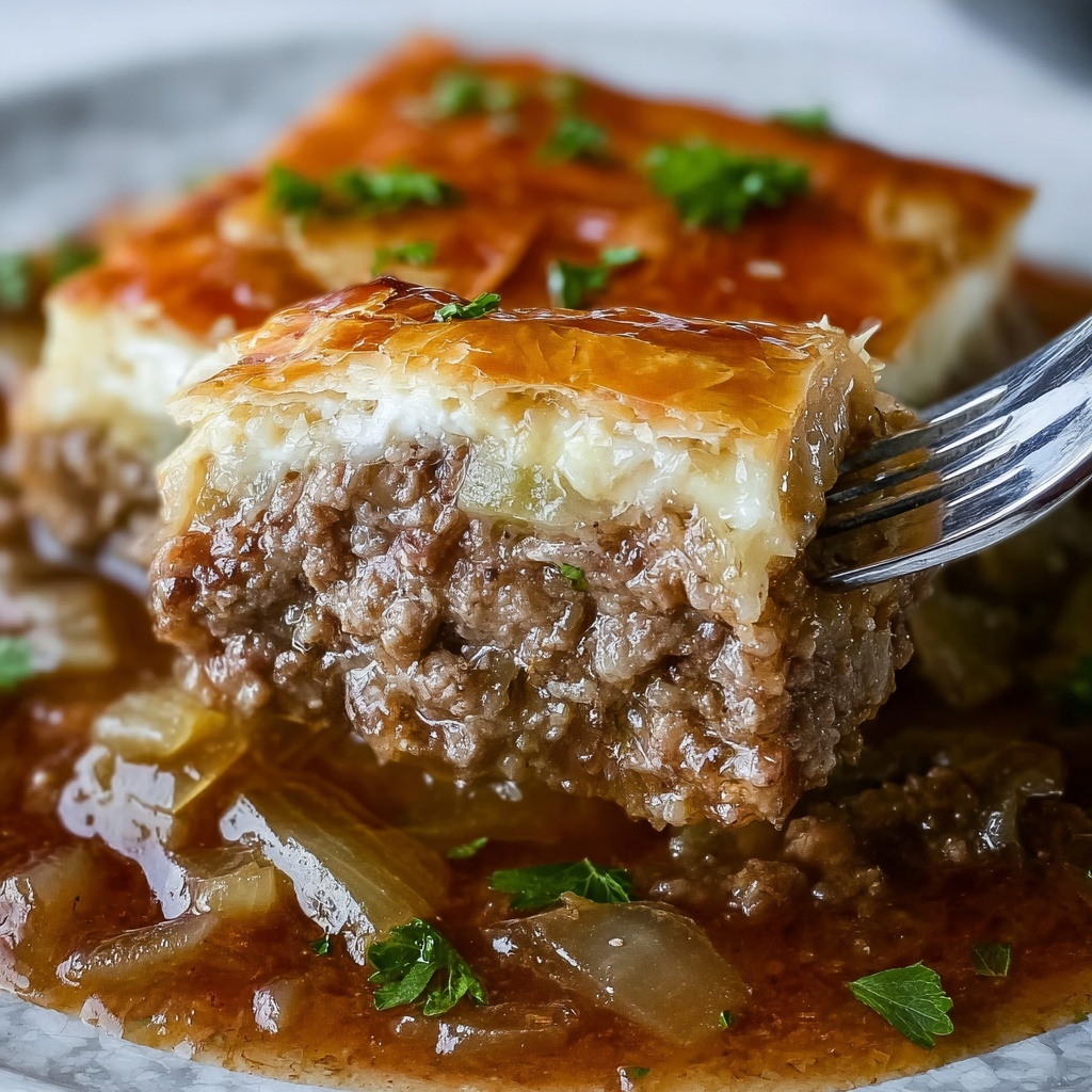 Egyptian Goulash with Phyllo and Custard Recipe - Recipe Image