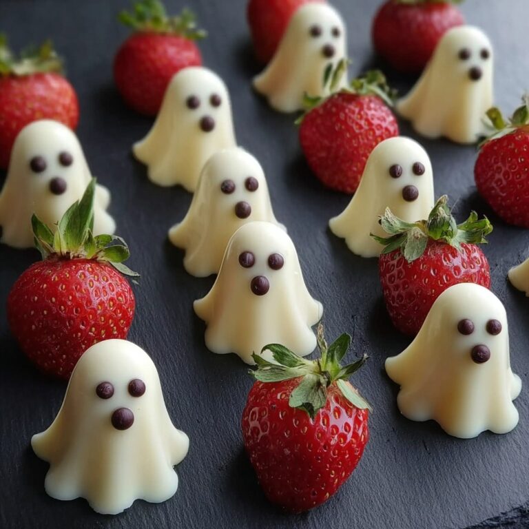 Spooky Strawberry Ghosts Recipe
