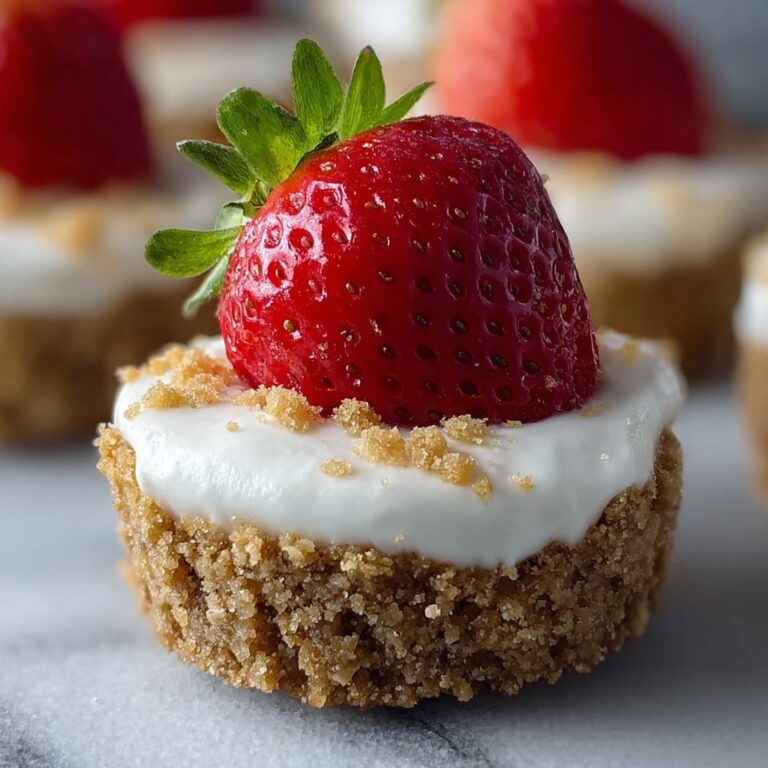 Mini Cheesecake-Stuffed Strawberries Recipe