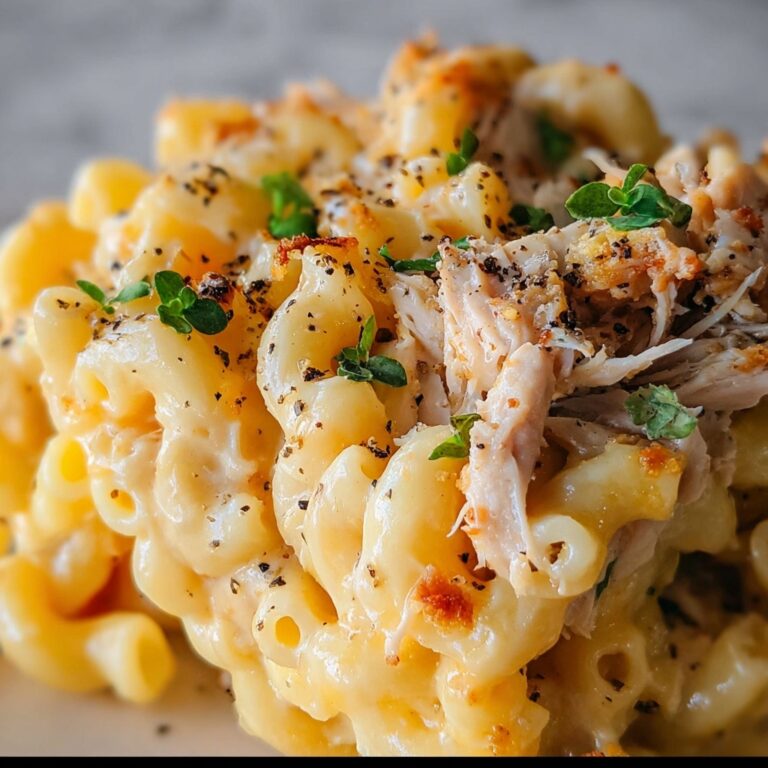 Healthy Macaroni with Chicken in a Creamy Parmesan Oregano Sauce Recipe
