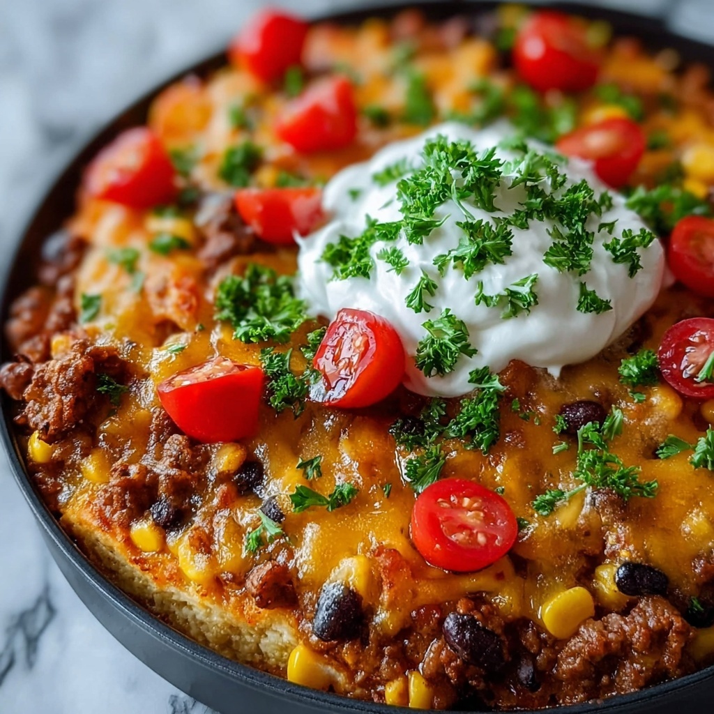 Cornbread Taco Bake Recipe - Recipe Image