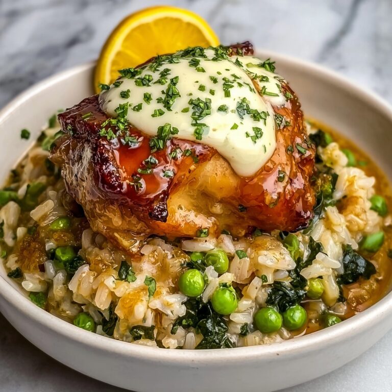 Air Fryer Greek Lemon Chicken and Rice Bake Recipe