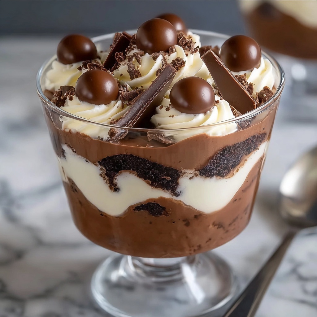 Baileys Chocolate Cheesecake Trifle Recipe - Recipe Image
