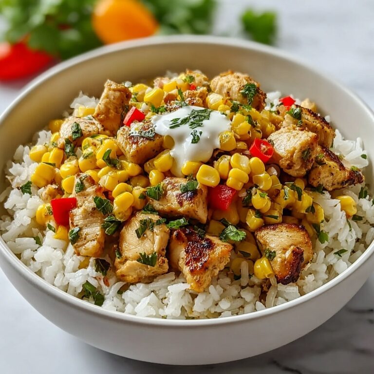 Street Corn Chicken Rice Bowl Recipe