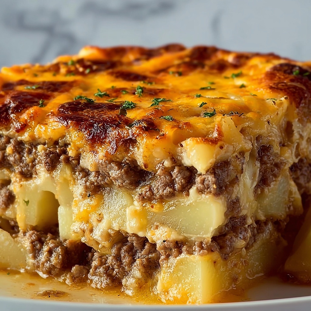 Cowboy Meatloaf & Potato Casserole Recipe - Recipe Image