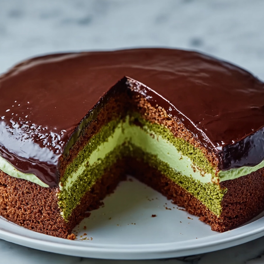 Flourless Pistachio Cake with Chocolate Ganache Recipe - Recipe Image