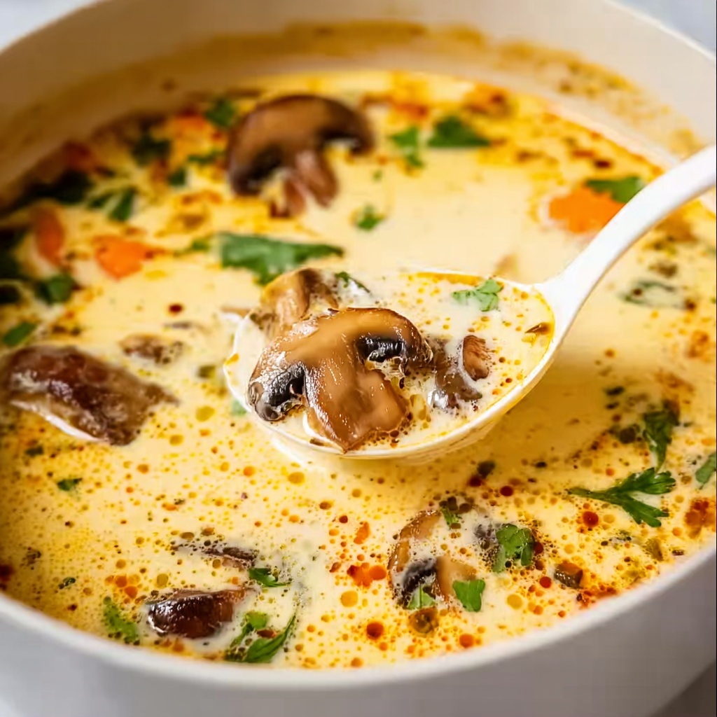 Thai Coconut Soup Recipe - Recipe Image