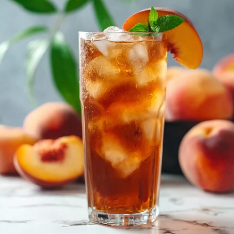 Sweet Peach Iced Tea Recipe