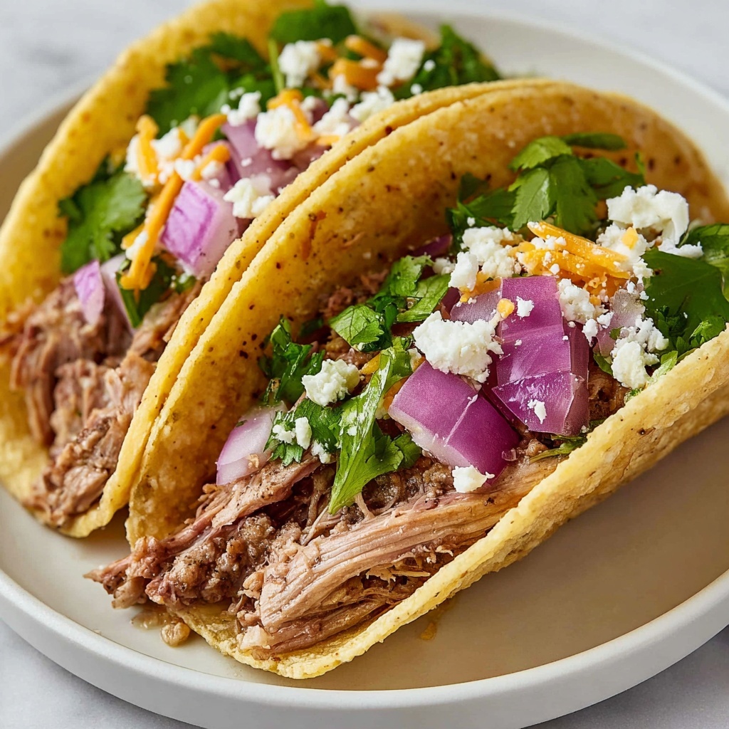 Slow Cooker Shredded Beef Tacos Recipe - Recipe Image