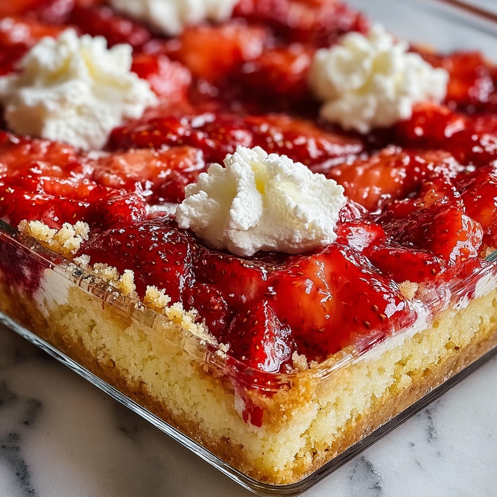 Strawberry Cheesecake Dump Cake Recipe - Recipe Image