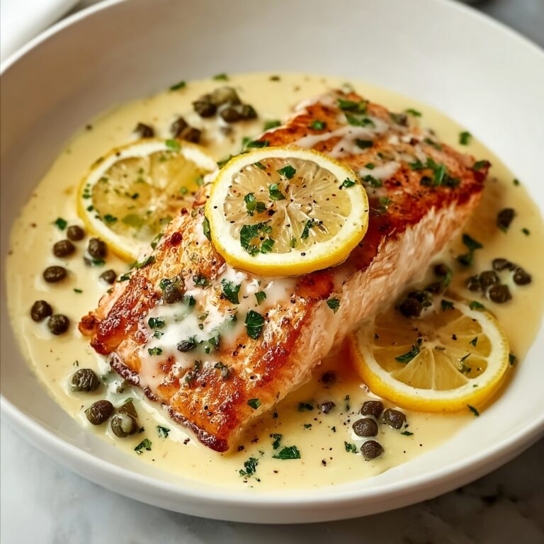 Creamy Salmon Piccata Recipe