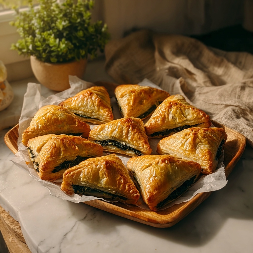 Lebanese Spinach Pies (Fatayer) Recipe - Recipe Image