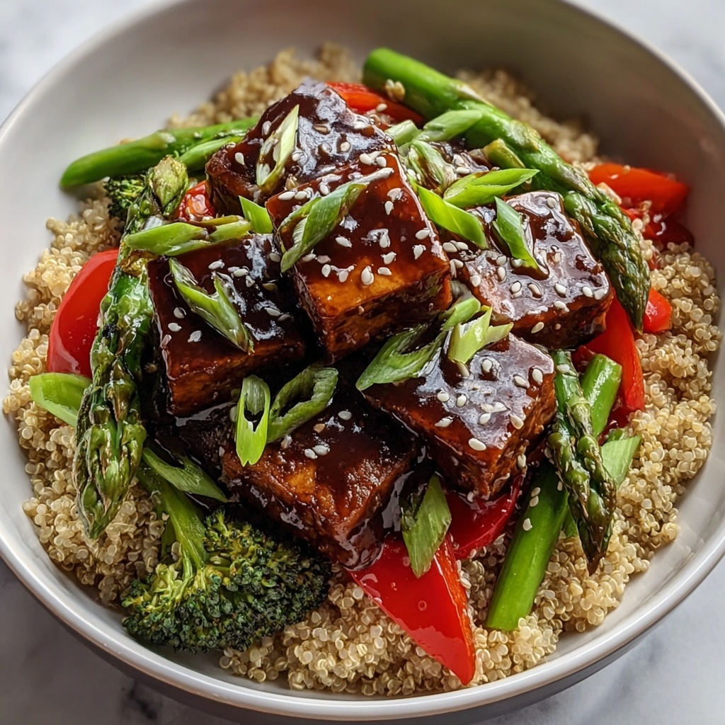 Quinoa Vegetable Teriyaki Bowl Recipe - Recipe Image