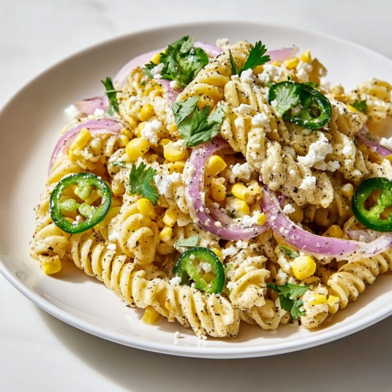 Creamy Street Corn Pasta Recipe