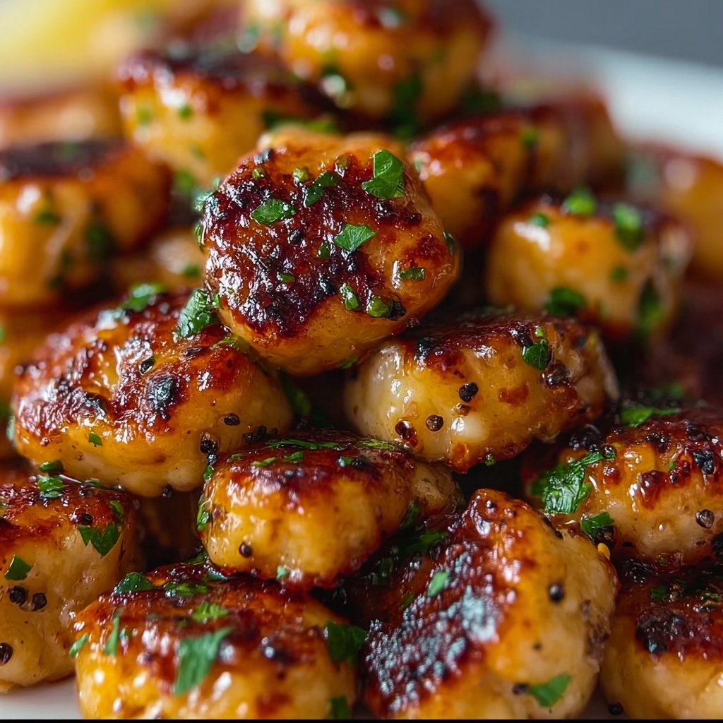 Lemon Garlic Chicken Bites Recipe - Recipe Image