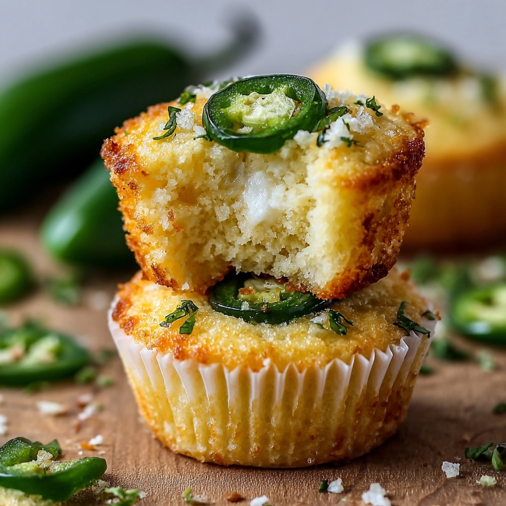 Jalapeño Cornbread Muffins with Cream Cheese Filling Recipe - Recipe Image