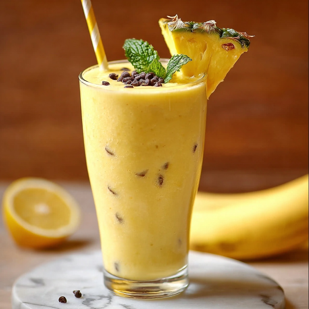 Tropical Fruit Smoothie Recipe - Recipe Image