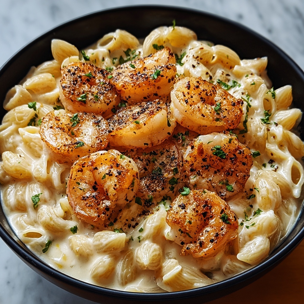 Creamy Cajun Shrimp and Chicken Pasta Recipe - Recipe Image