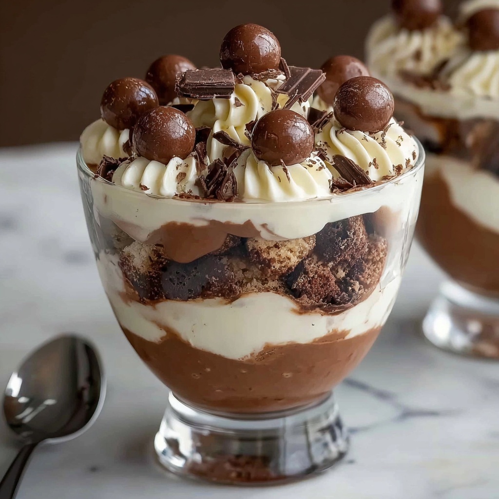 Baileys Chocolate Cheesecake Trifle Recipe - Recipe Image