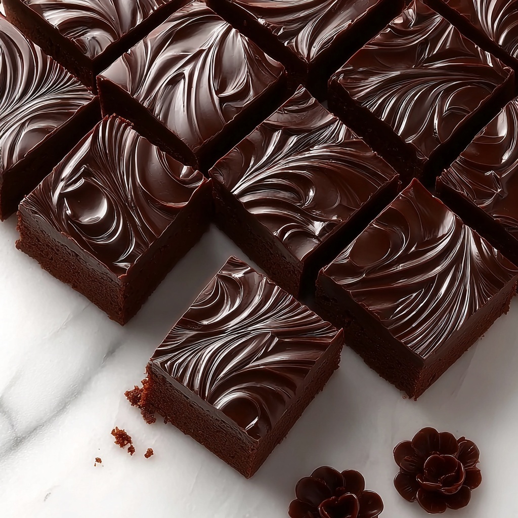 No-Bake Almond Cocoa Brownies Recipe - Recipe Image