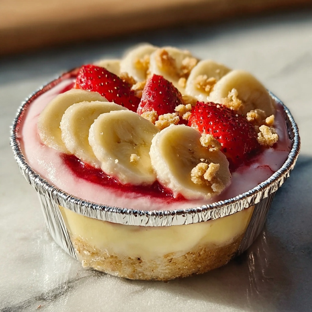 Strawberry Cheesecake Banana Pudding Recipe - Recipe Image