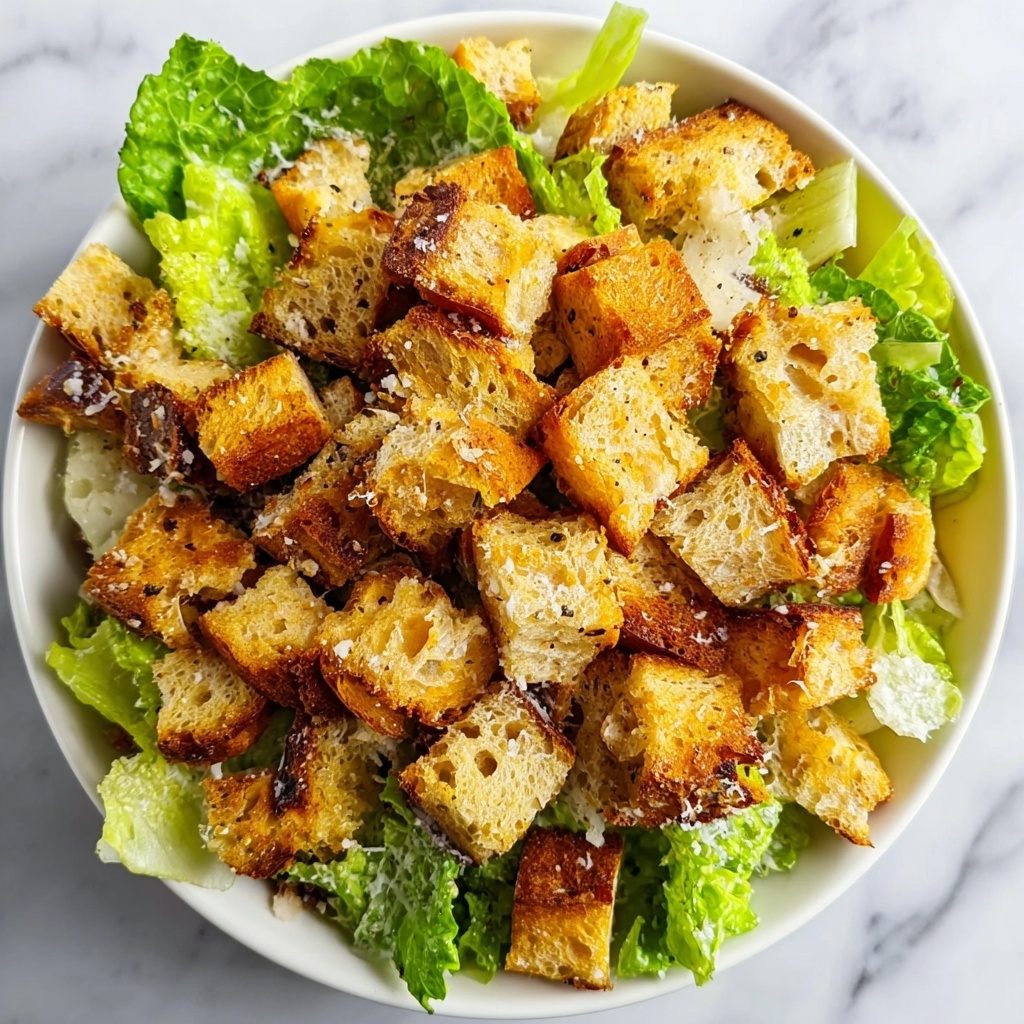 Easy Homemade Croutons Recipe - Recipe Image