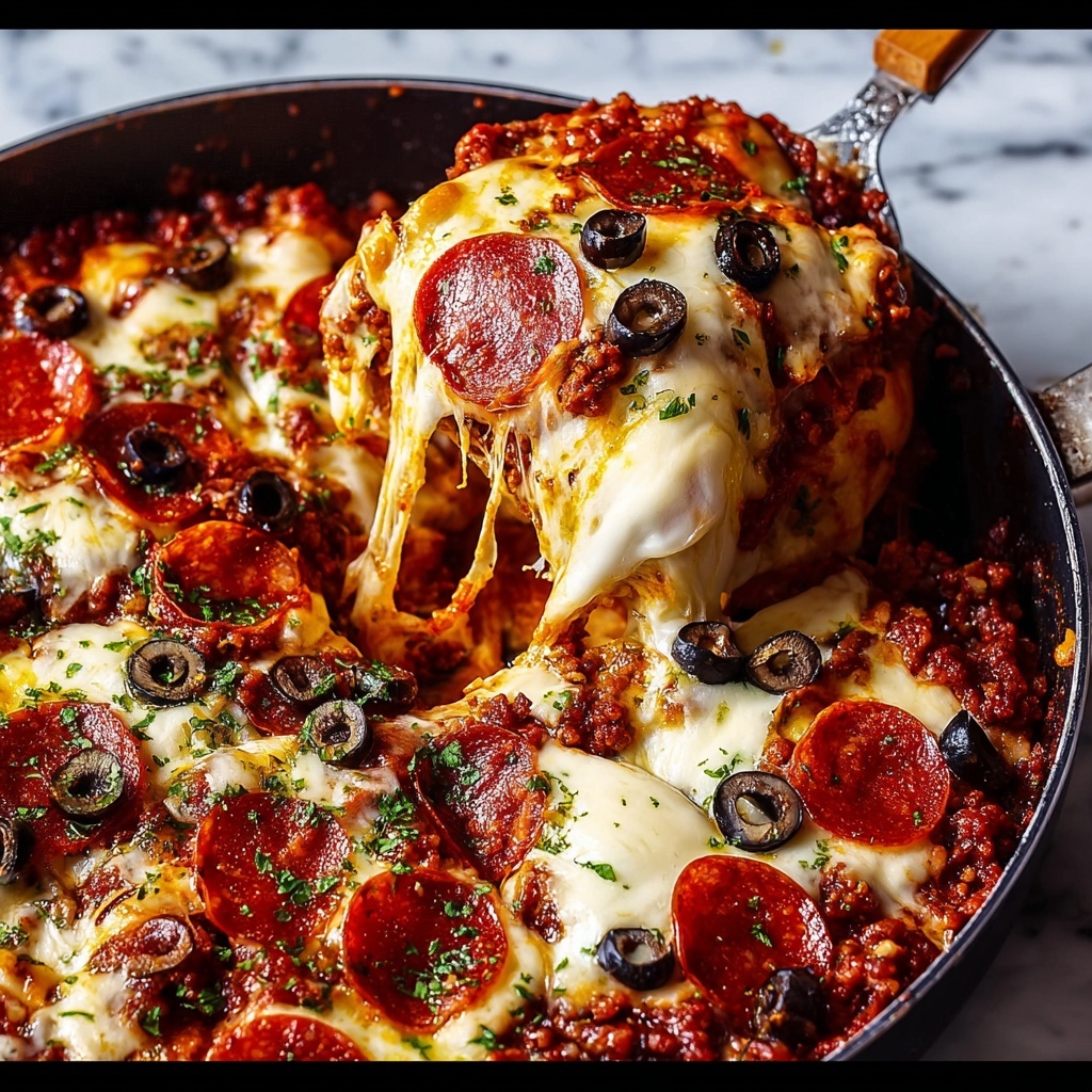 Supreme Pizza Tortellini Bake Recipe - Recipe Image