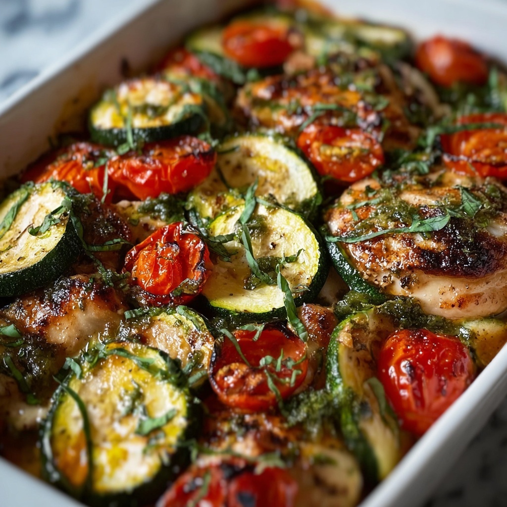 Mediterranean Chicken Zucchini Bake Recipe - Recipe Image