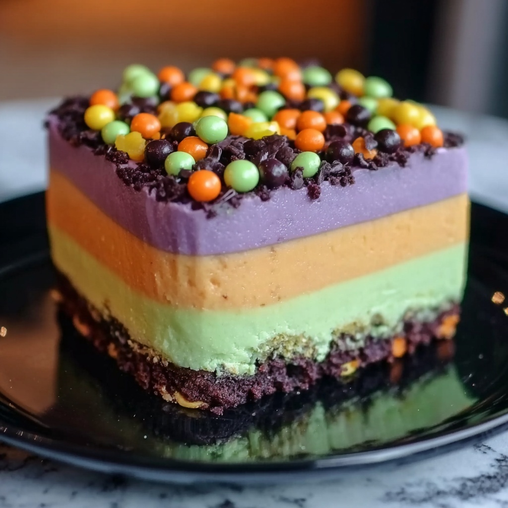 Halloween Lush Dessert Recipe - Recipe Image