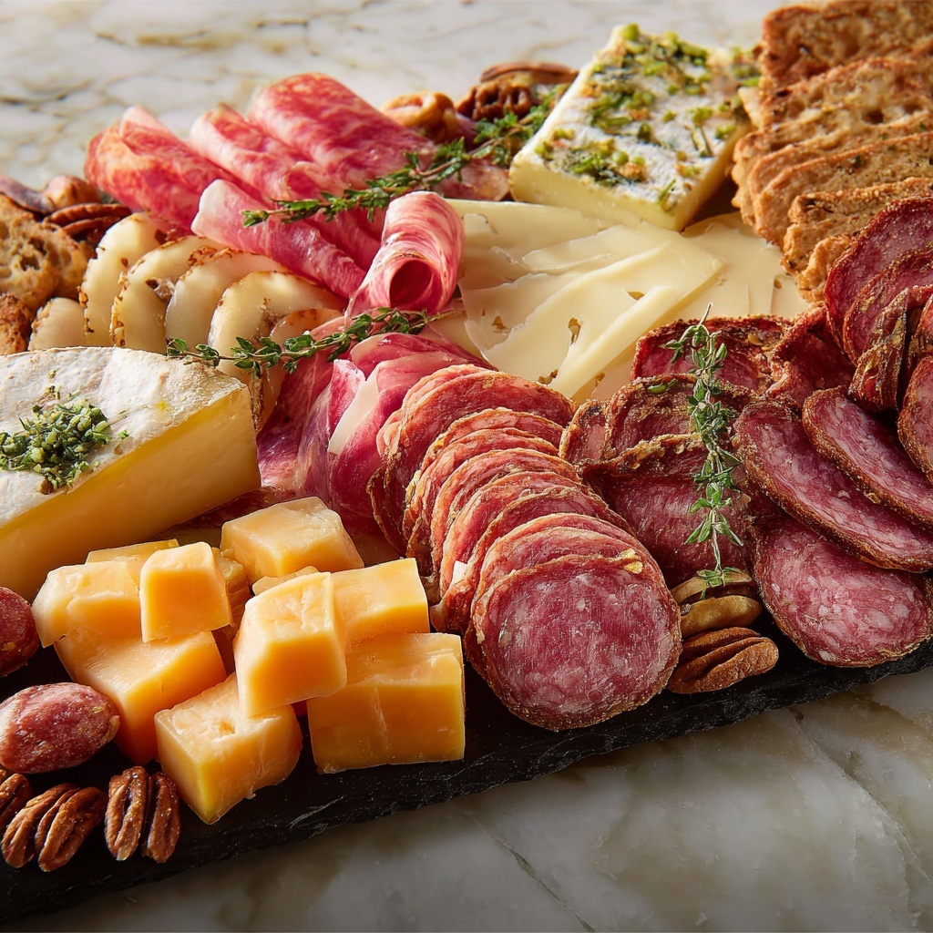 Charcuterie Board: Elegant Meat and Cheese Platter Recipe - Recipe Image
