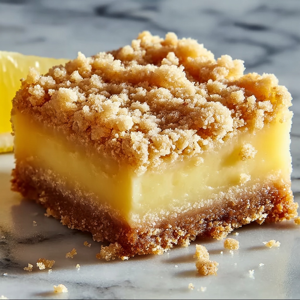 Lemon Crumb Bars Recipe - Recipe Image