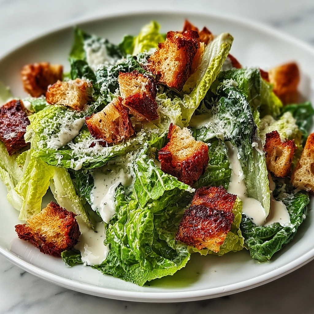 Sourdough Crouton Caesar Salad Recipe - Recipe Image
