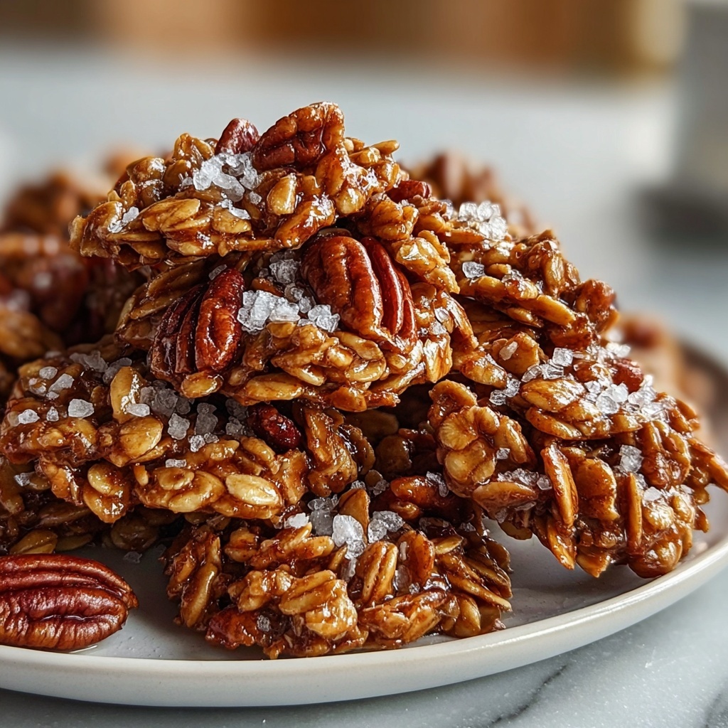 Salted Honey Granola Clusters Recipe - Recipe Image