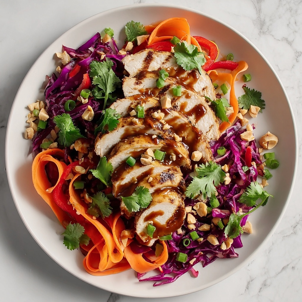 Carrot Ribbon Chicken Slaw Recipe - Recipe Image