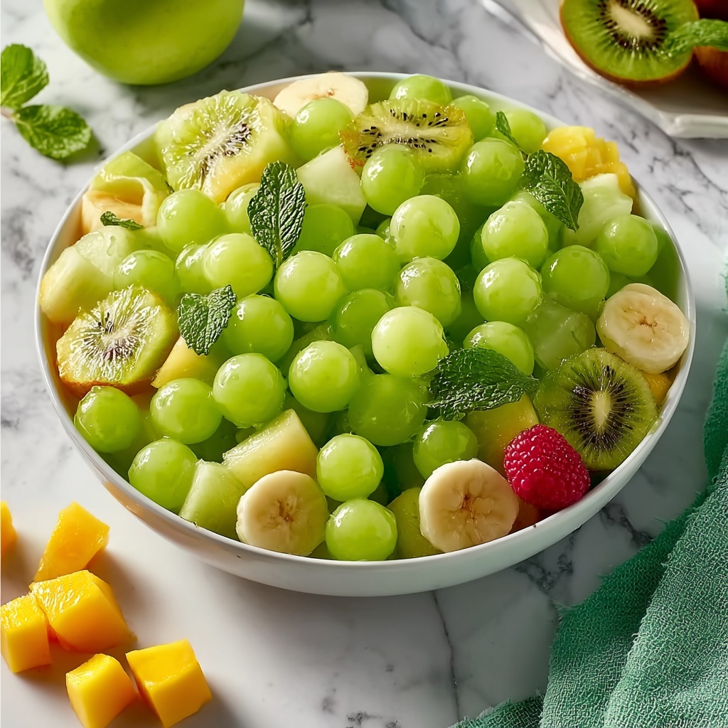 Leprechaun Fruit Salad Recipe - Recipe Image