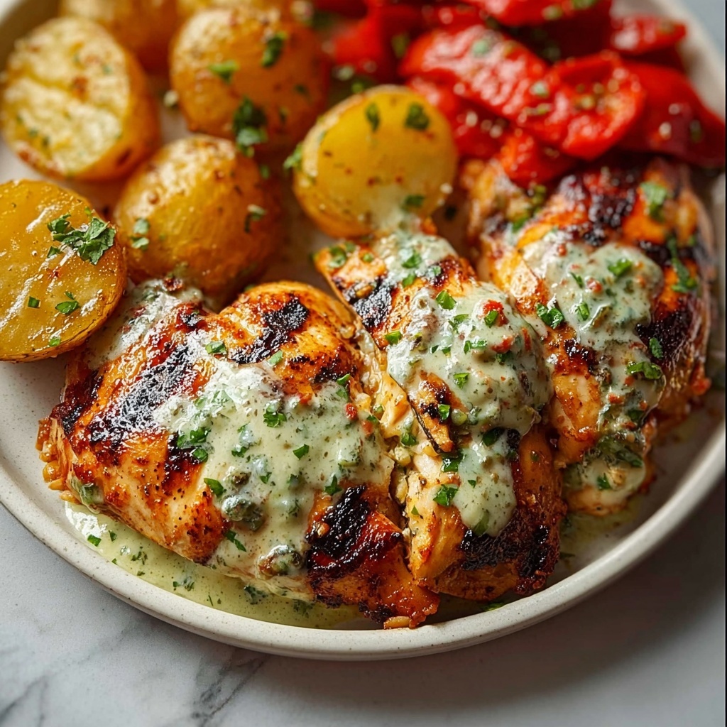 Tuscan Garlic Chicken with Crispy Potatoes Recipe - Recipe Image