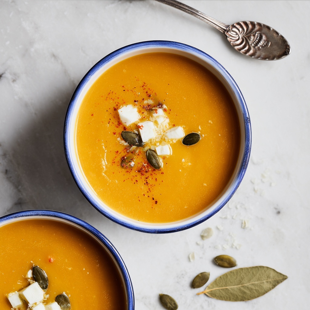 Butternut Squash and Pumpkin Soup Recipe - Recipe Image