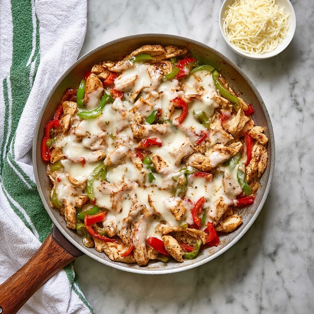 Chicken Cheesesteak Skillet Recipe - Recipe Image